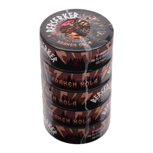 BUY 1 GET 1 FREE Kraken Kola BERSERKER Caffeine Pouches | Vape Amazon India