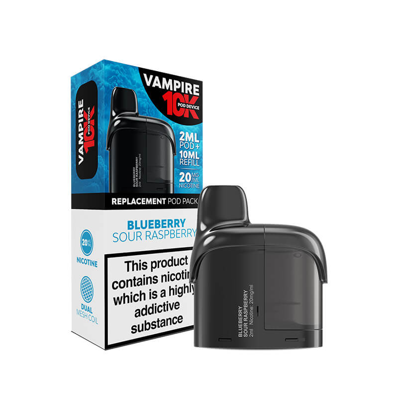 Vampire 10K Blueberry Sour Raspberry Prefilled Vape Pods