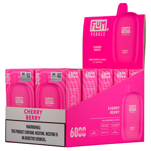 BUY 1 GET 1 FREE Cherry Berry FLUM Pebble | Vape Amazon India