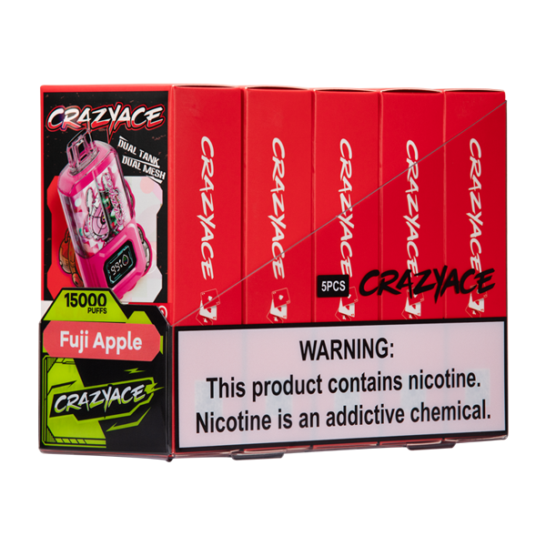 BUY 1 GET 1 FREE Fuji Apple Crazy Ace B15000 | Vape Amazon India