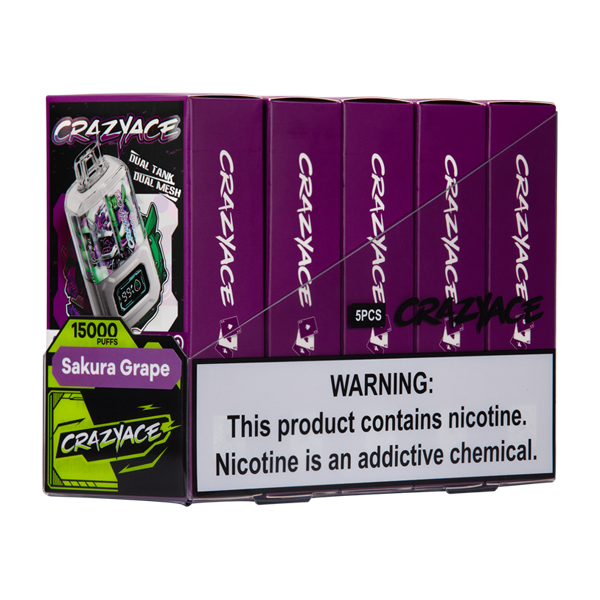 BUY 1 GET 1 FREE Sakura Grape Crazy Ace B15000 | Vape Amazon India