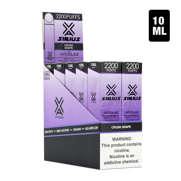 BUY 1 GET 1 FREE Crush Grape by Sirius | Vape Amazon India