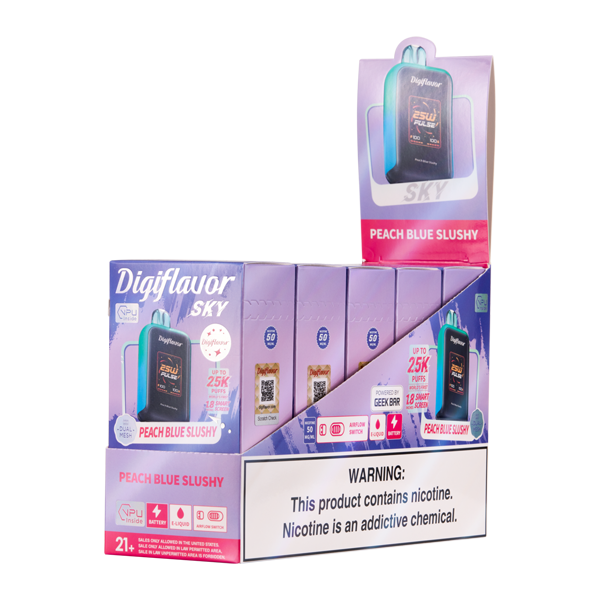 BUY 1 GET 1 FREE Peach Blue Slushy Digiflavor Sky | Vape Amazon India