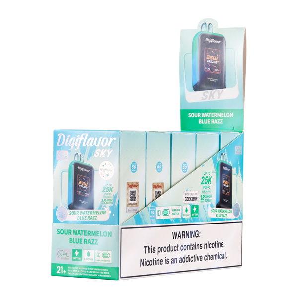 BUY 1 GET 1 FREE Sour Watermelon Blue Razz Digiflavor Sky | Vape Amazon India