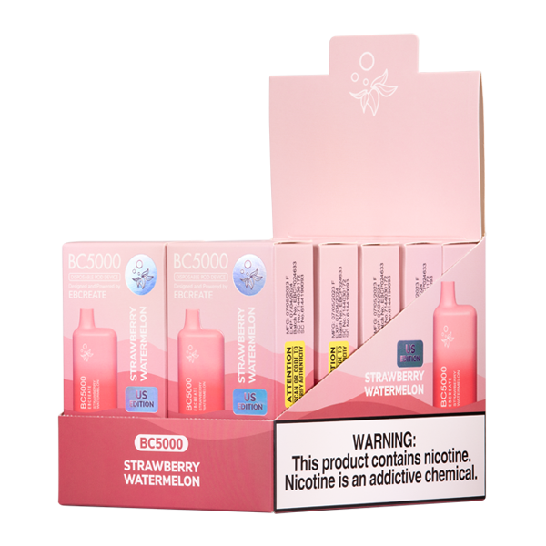 BUY 1 GET 1 FREE Strawberry Watermelon BC5000 | Vape Amazon India