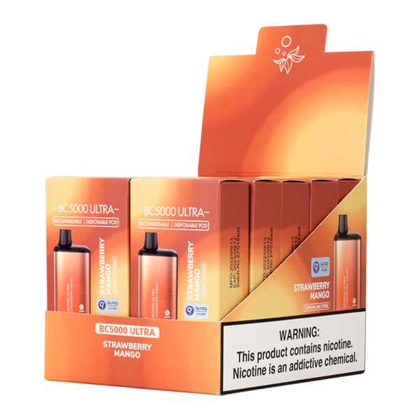 BUY 1 GET 1 FREE Strawberry Mango BC5000 Ultra | Vape Amazon India