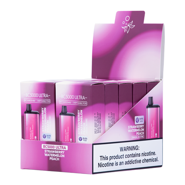 BUY 1 GET 1 FREE Strawberry Watermelon Peach BC5000 Ultra | Vape Amazon India