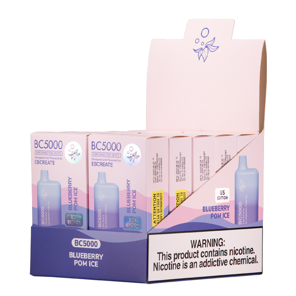 BUY 1 GET 1 FREE Blueberry Pom Ice BC5000 | Vape Amazon India