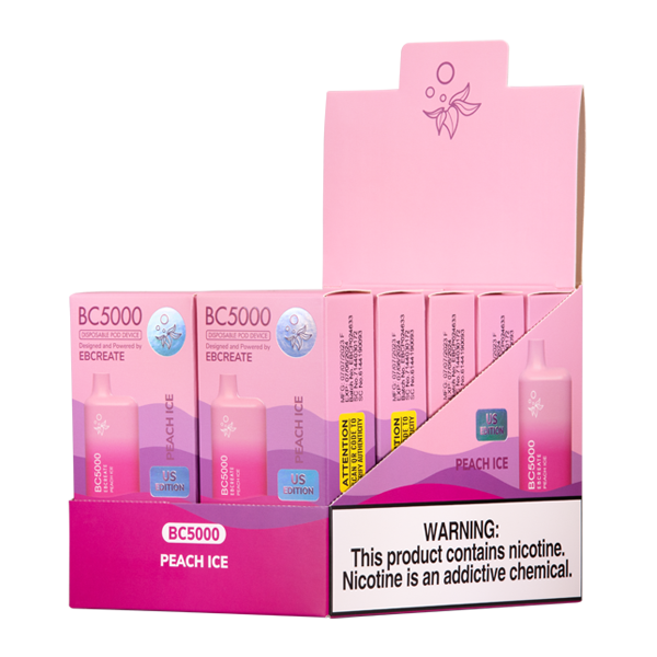 BUY 1 GET 1 FREE Peach Ice BC5000 | Vape Amazon India