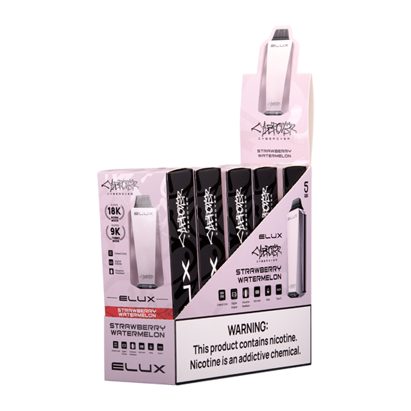 BUY 1 GET 1 FREE Strawberry Watermelon ELUX Cyberover | Vape Amazon India