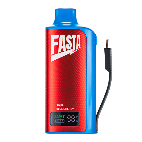 BUY 1 GET 1 FREE Sour Blue Cherry FASTA PLUGIN 18000 | Vape Amazon India