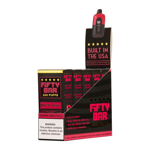 Strawberry Super Strudel Fifty Bar 20K