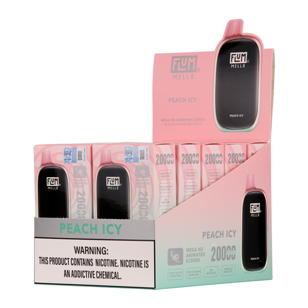 BUY 1 GET 1 FREE Peach Icy FLUM Mello | Vape Amazon India