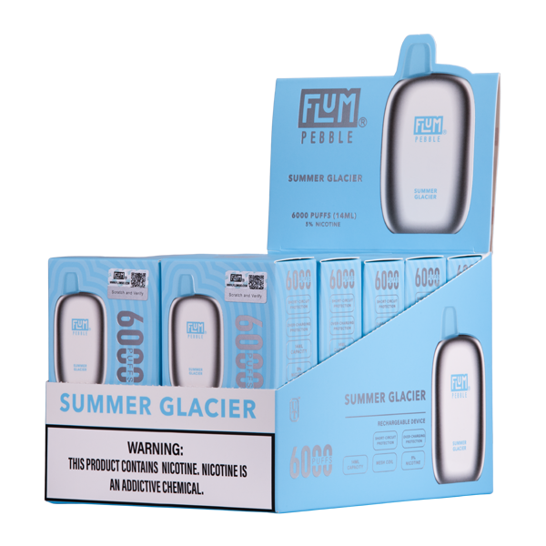 BUY 1 GET 1 FREE Summer Glacier FLUM Pebble | Vape Amazon India