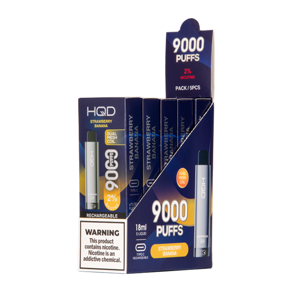 BUY 1 GET 1 FREE Strawberry Banana HQD Cuvie Plus 2.0 | Vape Amazon India