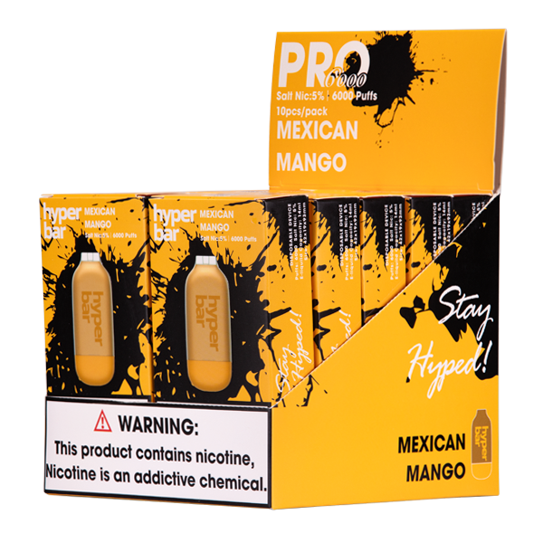 BUY 1 GET 1 FREE Mexican Mango Hyper Bar Pro 6000 | Vape Amazon India