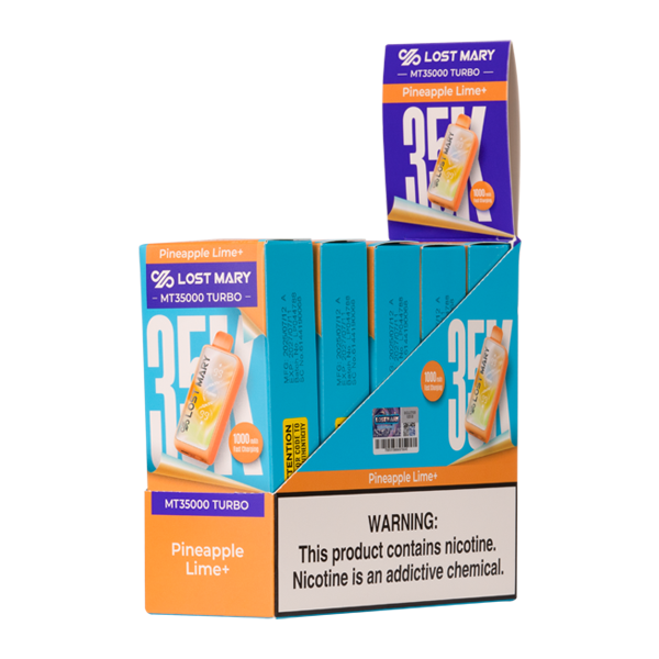 BUY 1 GET 1 FREE Pineapple Lime Lost Mary MT35K Turbo | Vape Amazon India