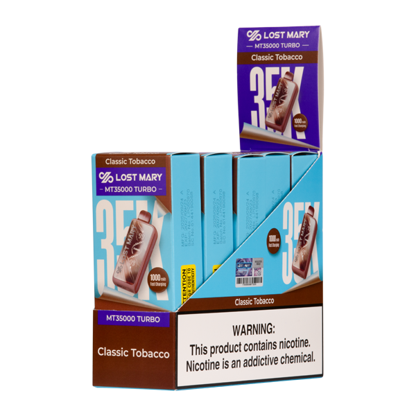 BUY 1 GET 1 FREE Classic Tobacco Lost Mary MT35K Turbo | Vape Amazon India
