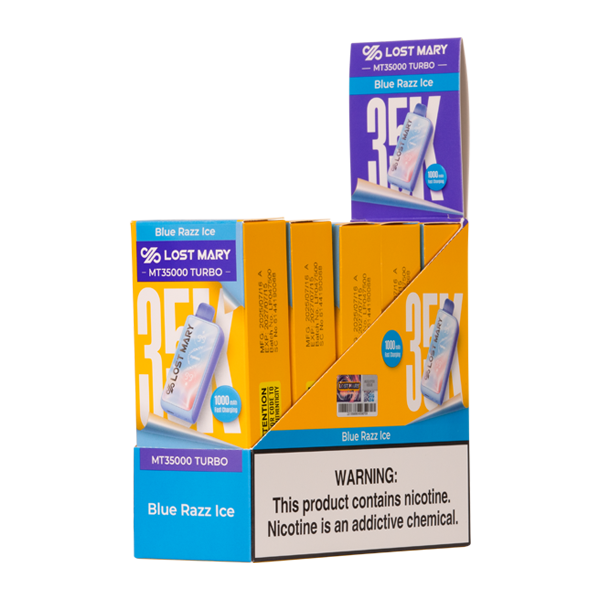 BUY 1 GET 1 FREE Blue Razz Ice Lost Mary MT35K Turbo | Vape Amazon India