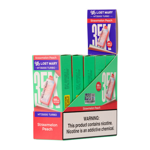 BUY 1 GET 1 FREE Strawmelon Peach Lost Mary MT35K Turbo | Vape Amazon India