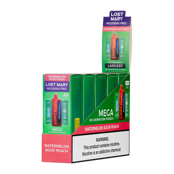 Watermelon Sour Peach Lost Mary MO20000 PRO
