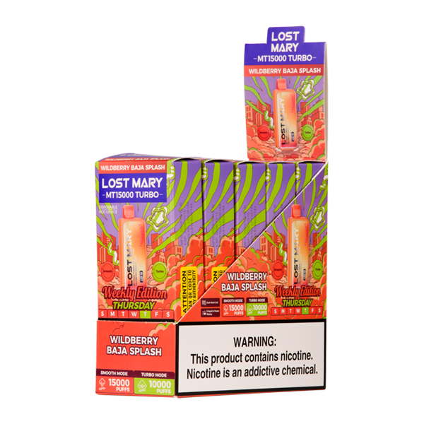 Wildberry Baja Splash Lost Mary MT15000 Turbo (Thursday)