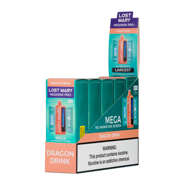 BUY 1 GET 1 FREE Dragon Drink Lost Mary MO20000 PRO | Vape Amazon India