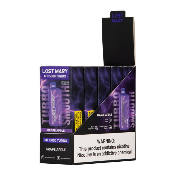 BUY 1 GET 1 FREE Grape Apple Lost Mary MT15000 Turbo | Vape Amazon India