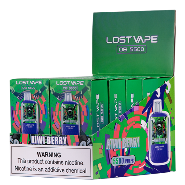 BUY 1 GET 1 FREE Kiwi Berry Lost Vape OB5500 | Vape Amazon India