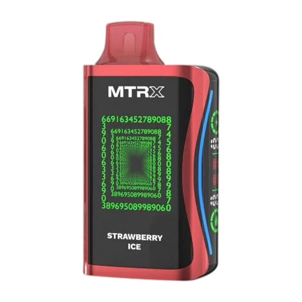 BUY 1 GET 1 FREE Strawberry Ice MTRX MX 25000 | Vape Amazon India