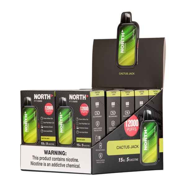 BUY 1 GET 1 FREE Cactus Jack North FT12000 | Vape Amazon India