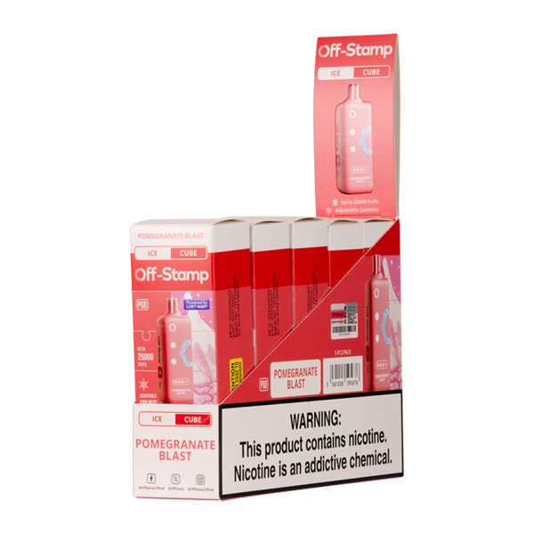 Pomegranate Blast Ice Off Stamp Ice Cube