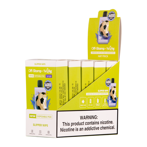 Slipper Nips Off Stamp X Pod King SW16000 Disposable
