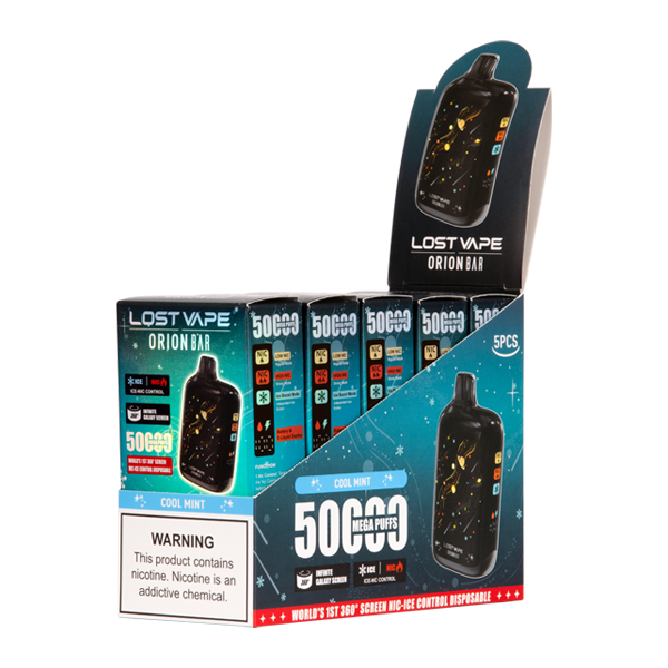 BUY 1 GET 1 FREE Cool Mint Orion Bar 50K | Vape Amazon India