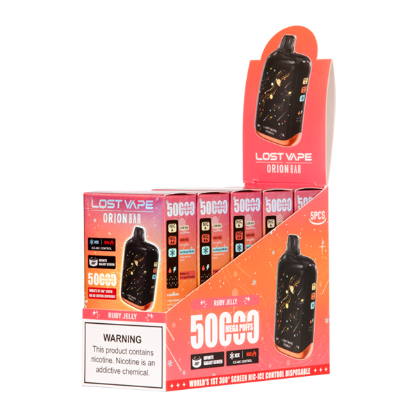 BUY 1 GET 1 FREE Ruby Jelly Orion Bar 50K | Vape Amazon India