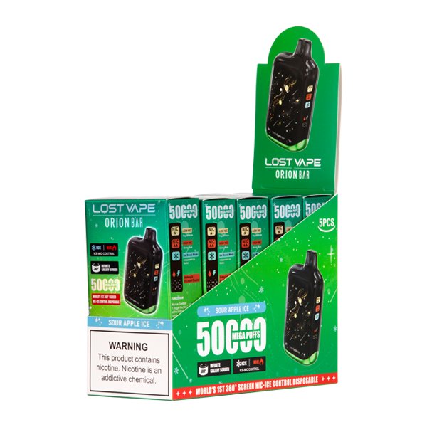 BUY 1 GET 1 FREE Sour Apple Ice Orion Bar 50K | Vape Amazon India