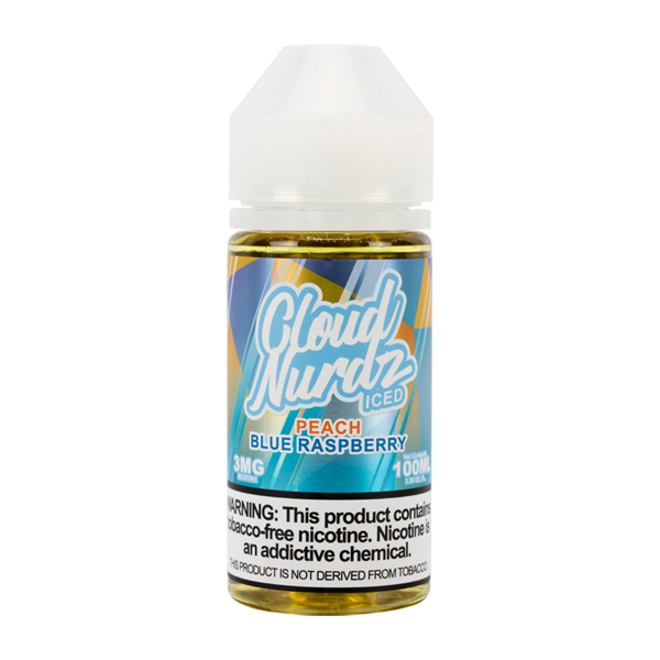 BUY 1 GET 1 FREE Iced Peach Blue Raspberry by Cloud Nurdz 100mL | Vape Amazon India