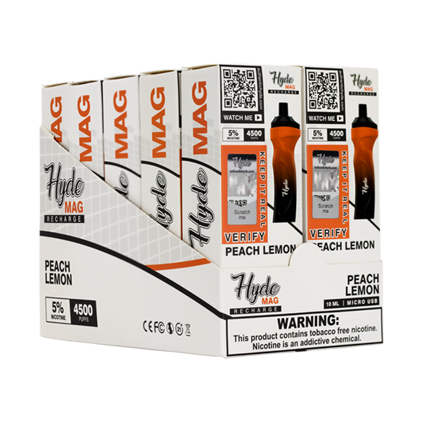 BUY 1 GET 1 FREE Peach Lemon Hyde Mag | Vape Amazon India