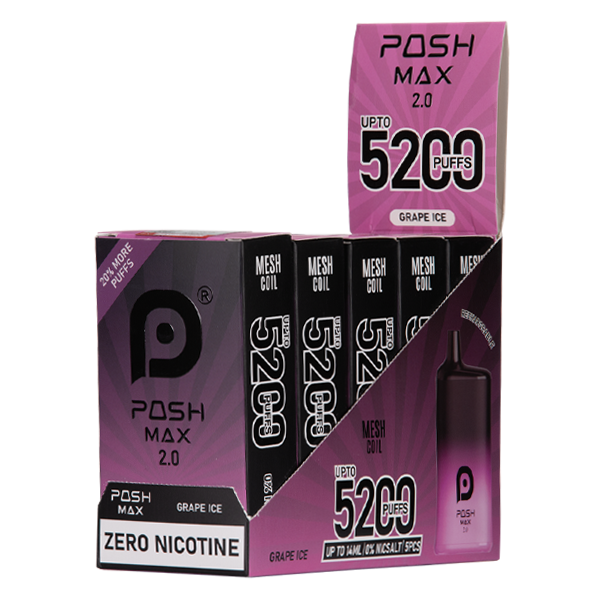BUY 1 GET 1 FREE Grape Ice Posh Max 2.0 | Vape Amazon India