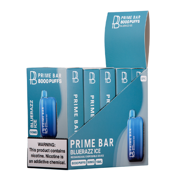 BUY 1 GET 1 FREE Icy Blue Razz Prime Bar 8000 | Vape Amazon India