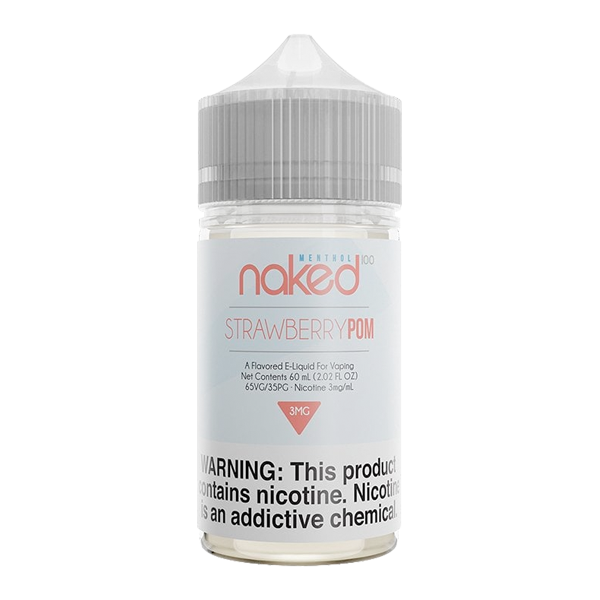 BUY 1 GET 1 FREE Strawberry Pom Naked Menthol Vape Juice | Vape Amazon India