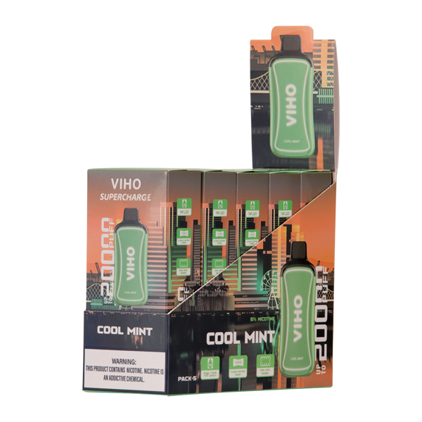 BUY 1 GET 1 FREE Cool Mint Viho Supercharge | Vape Amazon India