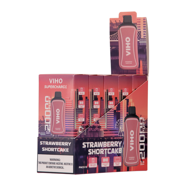 BUY 1 GET 1 FREE Strawberry Shortcake Viho Supercharge | Vape Amazon India