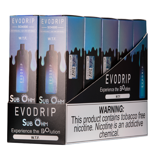 BUY 1 GET 1 FREE W.T.F EVODRIP SO4500 | Vape Amazon India