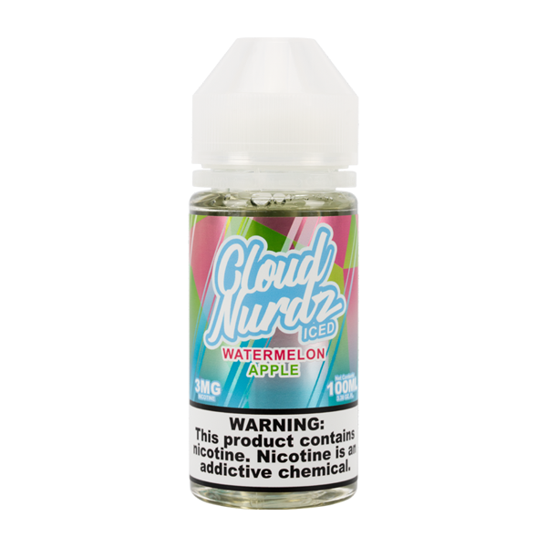 BUY 1 GET 1 FREE Iced Watermelon Apple by Cloud Nurdz 100mL | Vape Amazon India