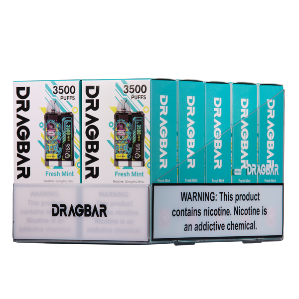 BUY 1 GET 1 FREE Fresh Mint Dragbar B3500 | Vape Amazon India