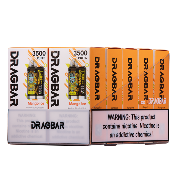 BUY 1 GET 1 FREE Mango Ice Dragbar B3500 | Vape Amazon India