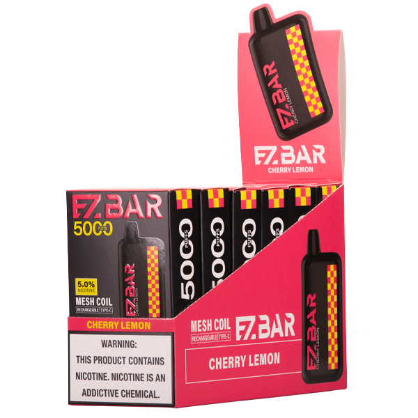 BUY 1 GET 1 FREE Cherry Lemon EZBAR 5000 | Vape Amazon India