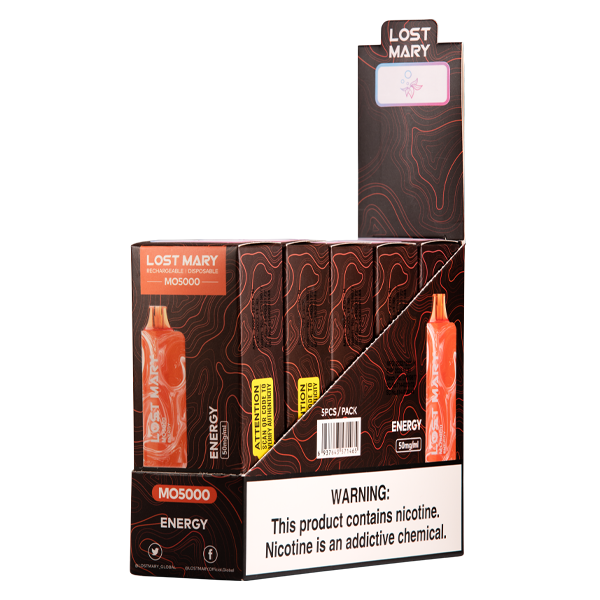 BUY 1 GET 1 FREE Energize Lost Mary MO5000 | Vape Amazon India