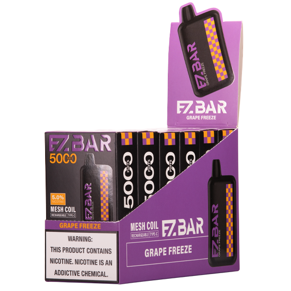 BUY 1 GET 1 FREE Grape Freeze EZBAR 5000 | Vape Amazon India